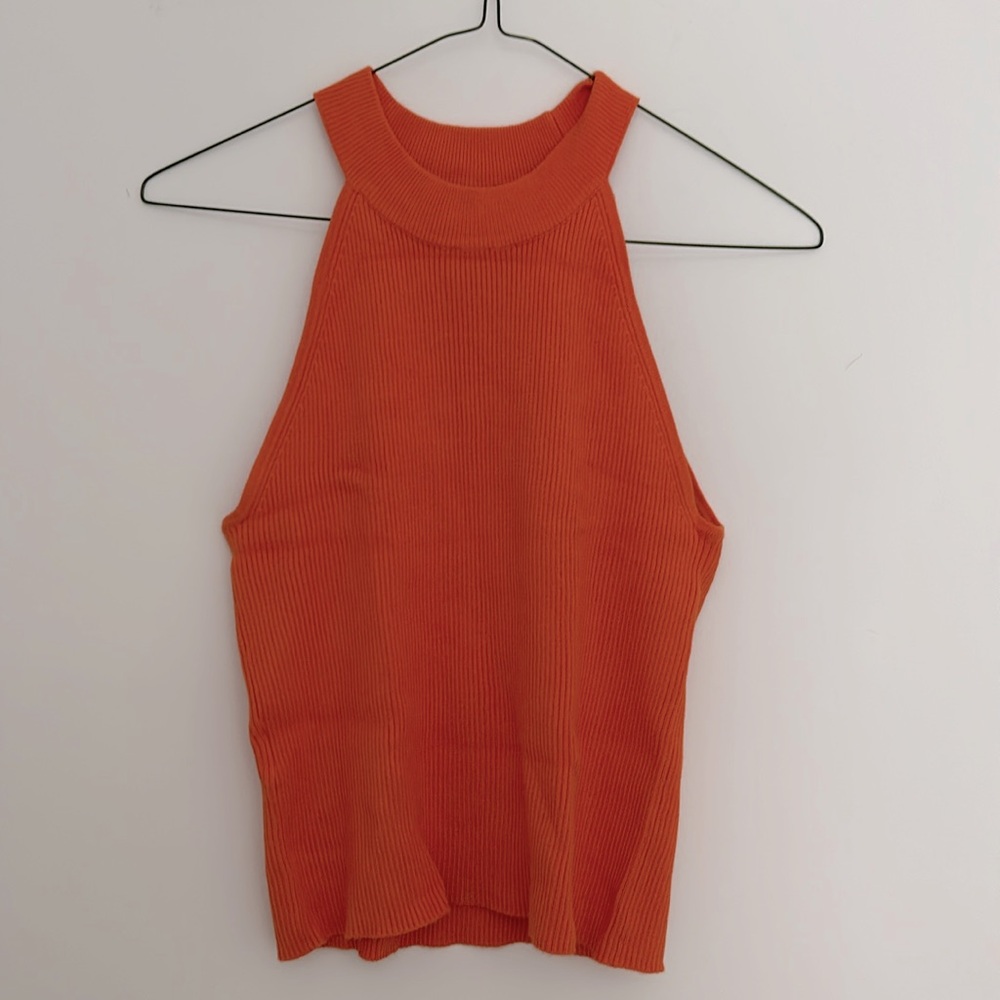 Halter neck crop top - Mango